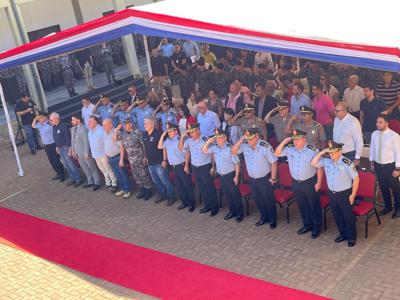 駐巴拉圭大使館出席巴國特警隊LINCE成立七週年紀念活動