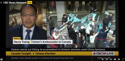 大使曾厚仁接受CBC訪問：台灣選舉體現成熟民主