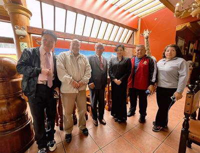 El Presidente de Federación Internacional de Tchoukball visita Perú