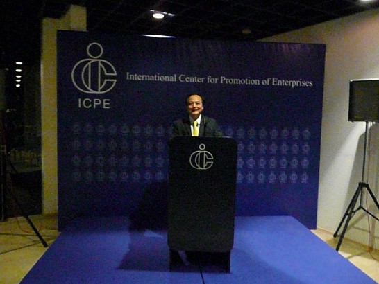 經濟組陳組長海馨本（2009）年11月15至17日參加國際政府組織ICPE活動