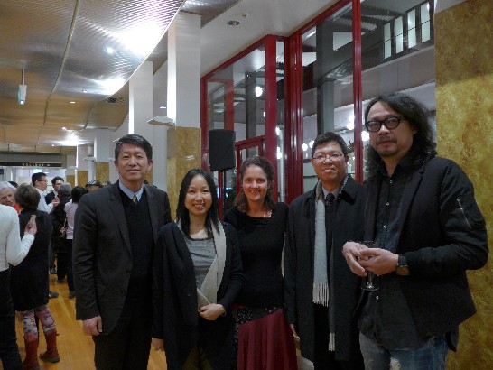教育組畢組長出席由澳洲首都特區博物館暨美術館(Canberra Museum &amp; Gallery ACT) 7月1日晚間舉辦"墨變:當代藝術水墨展"開幕活動。