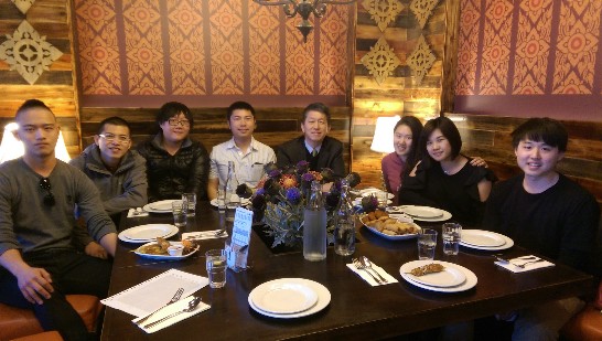 駐澳教育組畢祖安組長邀集坎培拉大學臺灣同學會進行留學與會務輔導座談會。 