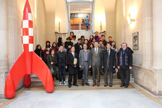 2013年度假打工聖誕聯誼活動--參觀比利時漫畫博物館