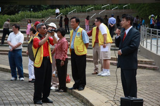 駐聖保羅台北經濟文化辦事處陳處長宗賢應邀向在場僑胞致辭賀年