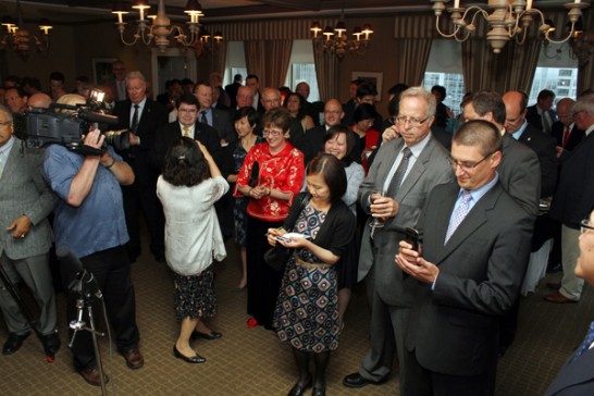 74 senators and MPs (including 7 ministers) attended the farewell reception