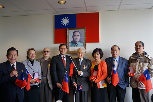 受獎人及代表家屬合影