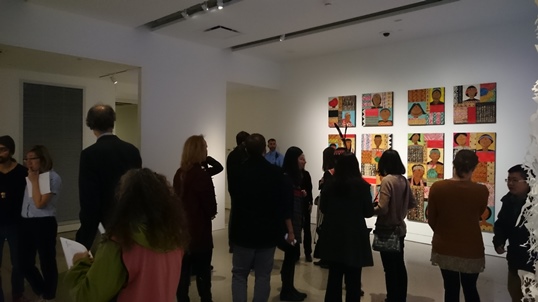 安力‧給怒創作「我的十字架」展場