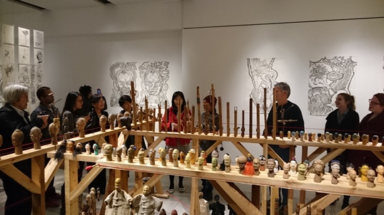 李俊陽「妙(廟)工俊陽」創作展場