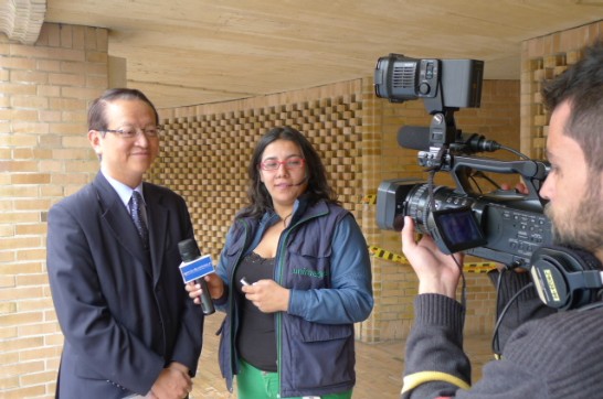 湯代表繼仁接受媒體專訪