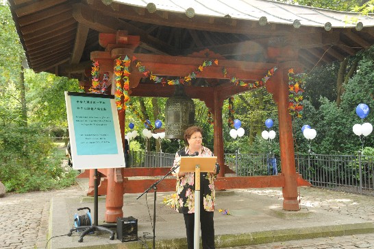 德中協會-台灣之友會Anita Schäfer會長致詞。