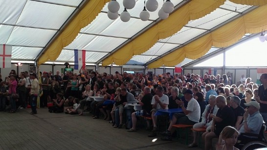 第二屆漢堡台灣盃龍舟賽頒獎典禮情形