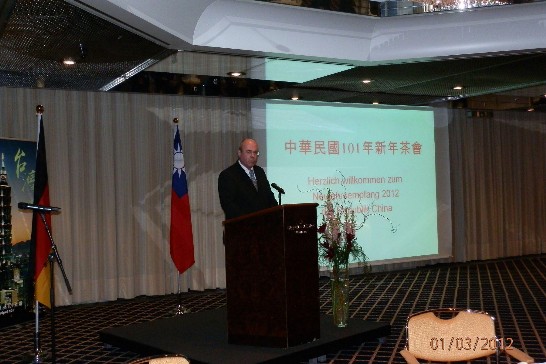 竹友會會長Dr. Boesken致詞