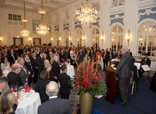 竹友會會長Dr. Boesken致詞