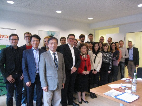 第五屆德國留台校友會於104年10月17日於本處舉行, 陳大使親臨致詞