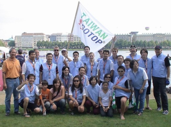 漢堡台灣龍舟隊隊員合影