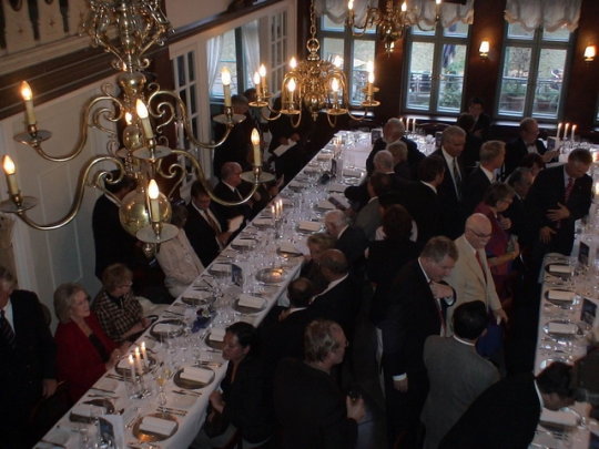 漢堡台灣竹友會演講餐會情形