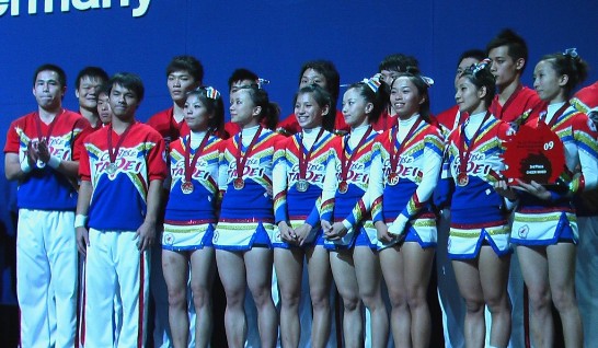 我國混合團體組獲銅牌合影