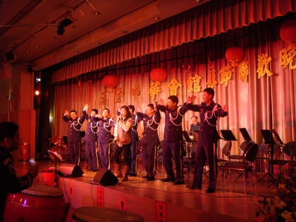 我空軍樂團於漢堡新年晚會表演