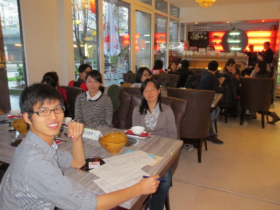 德國慕尼黑台灣同學會於102年11月23日周六12時假宴客餐廳舉辦102年度期末會員大會!