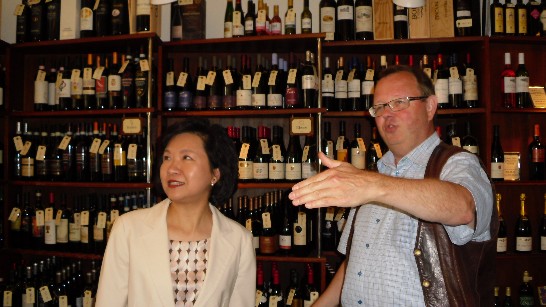 The Aambassador visited Juuls Wine &amp; Spirit Director Michael Madsen