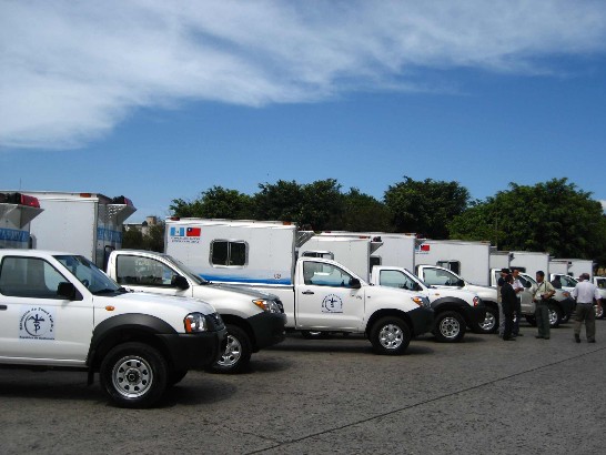 El gobierno de la República de China (Taiwan)donó 10 ambulancias a Guatemala el 17 de julio, para apoyar en el mejoramiento de los servicios de atención médica en los municipios más necesitados.