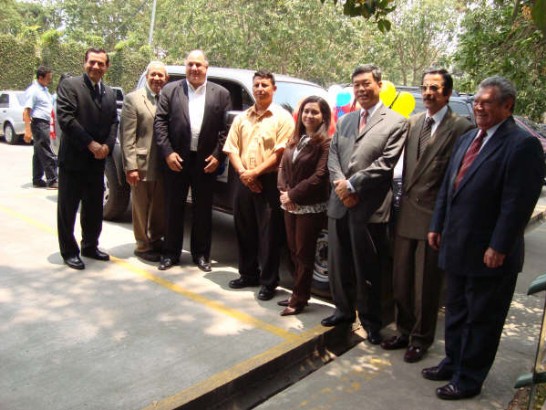 (de drecha a izquierda) Mario Gonzales Director General de OSPESCA, Julio Cabrera Meza Representante de OIRSA en Guatemala, Guillermo Alvarado Director Ejecutivo de OIRSA,Oscar Marroquín presidente de Fanapesca, Viceministra Carmen Sandoval, Señor Embajador Adolfo Sun,  Dr. Fraterno Díaz director de Unipesca, Dr. Mario Erales asesor del viceministerio de ganadería e hidrobiológicos