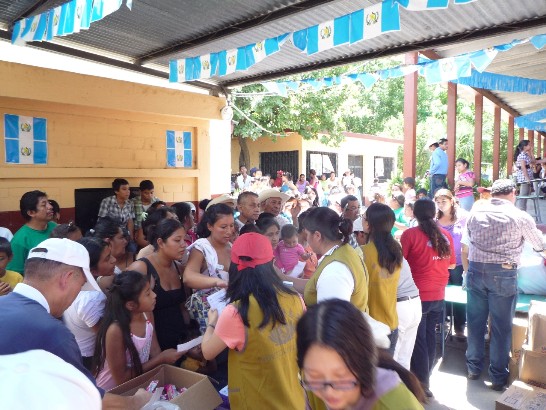 上述義診藥房一角