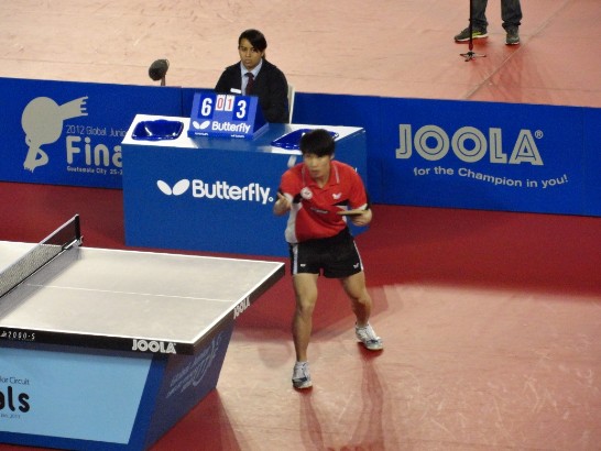 我桌球選手李佳陞榮獲男子單打季軍