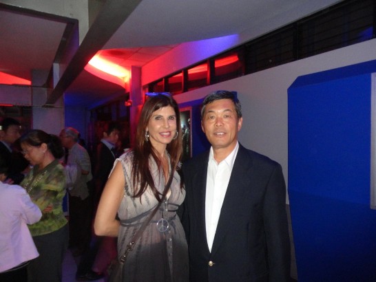 孫大使與瓜國導演Verónica Riedler合影