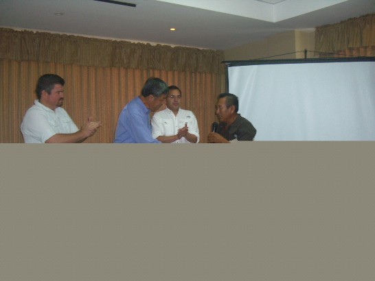 北碇省漁民代表致贈駐館孫大使感謝狀乙紙