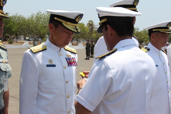 我支隊長李將軍榮獲瓜國海軍勳章
