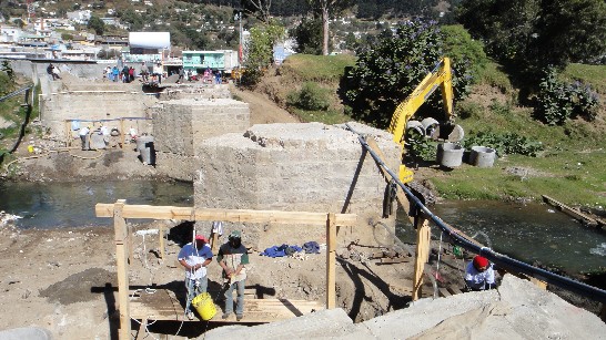 施工工程照片。