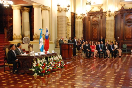 瓜國副總統Alejandro Maldonado致詞