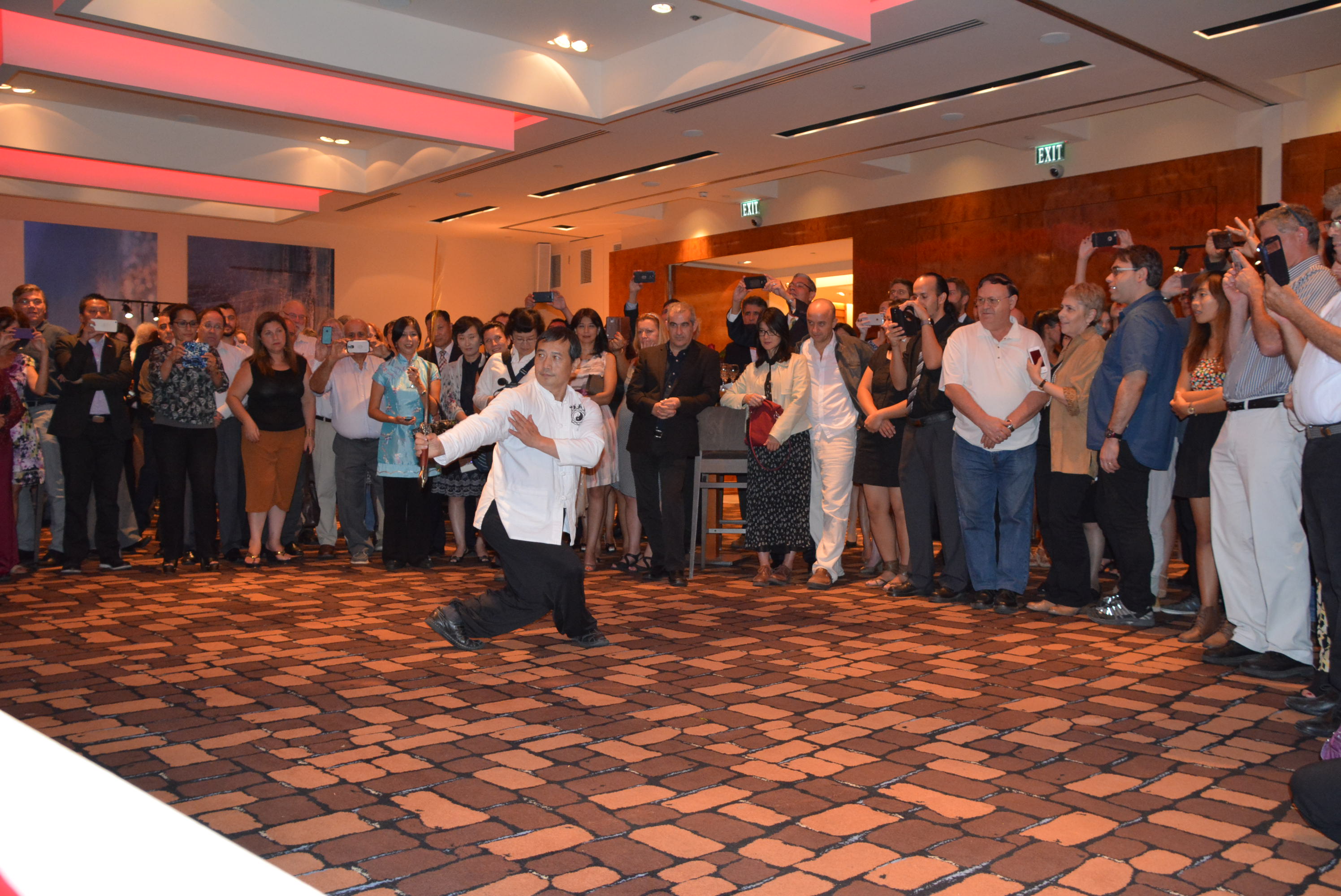 武術大師季昭華在以色列宣揚中華武術