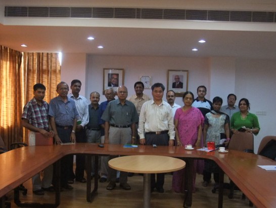 The Science and Technology Division visited Birla Institute of Technology &amp; Science (BITS), Goa Campus on October 28. The aim of the visit was to strengthen and deepen bilateral academic cooperation between the BITS and Taiwan’s academics, and to exchange experiences regarding international collaboration in the area of higher education. Prof. Yuan-huei Chang, Director of Science and Technology Division, held a bilateral meeting with Prof. K.E. Raman, Director of the BITS Goa Campus, and met the concerned faculty. Both sides are keen to strengthen academic collaboration and to increase the faculty and students exchanges. The BITS now have four campuses, which are located in Pilani, Goa, Hyderabad and Dubai, United Arab Emirates.