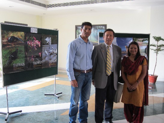 Taiwan posters displayed on campus of Doon University