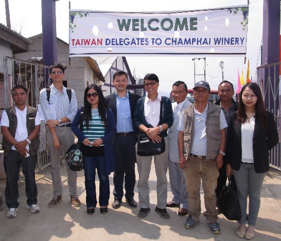 我專家代表團獲Champhai當地民眾熱烈歡迎。