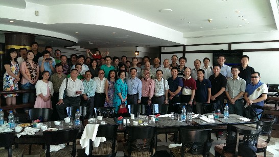 Director General Mr. &amp; Mrs. Charles Li (front right 10,11)