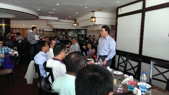 Director General Charles Li(standing)