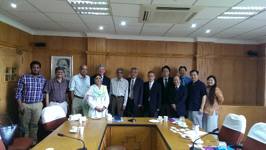 林明誠處長(右6)