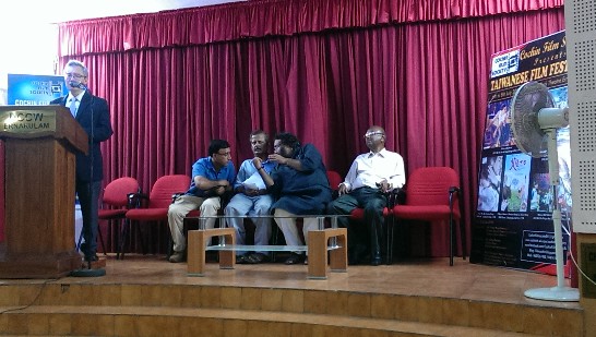 林明誠處長(左)