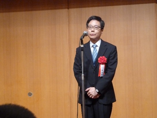 台湾貿易センター市場開拓処唐明輝副処長が挨拶