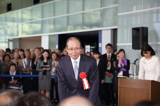 ＰＲサポーターを務める王貞治・福岡ソフトバンクホークス取締役会長が出席した