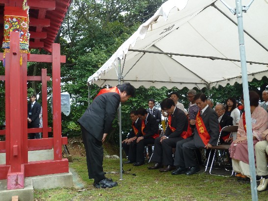 戎総領事は鄭成功生誕祭式典に参加した