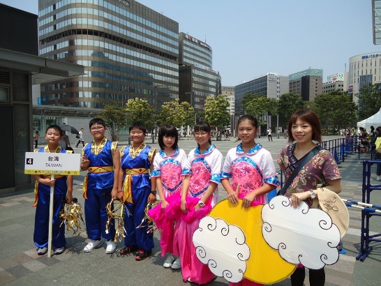 写真1.桃園県菓林小学校代表チーム