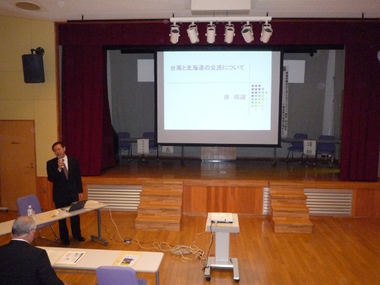 本處徐處長演講情形。