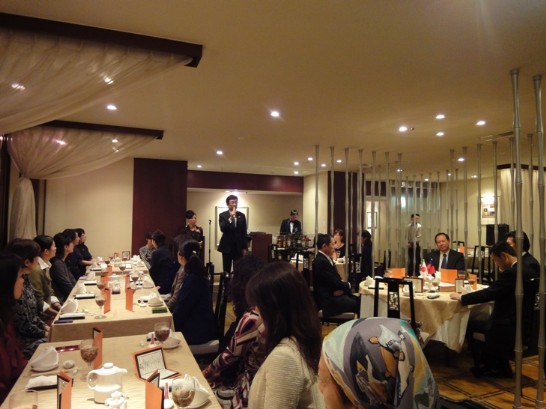 札幌日台親善協會會長木村勇介致詞