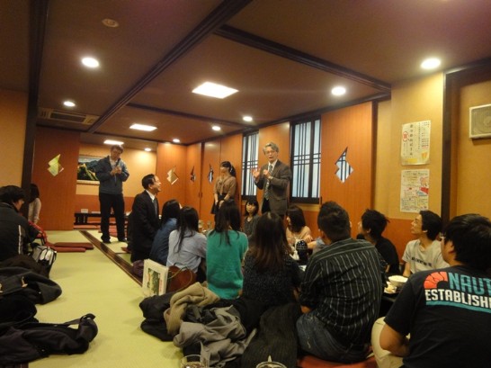 北海道台灣協會陳省仁會長致詞。