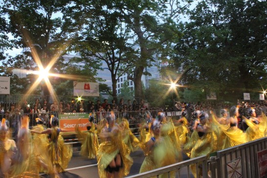 我團體於大通公園5丁目會場表演情形二