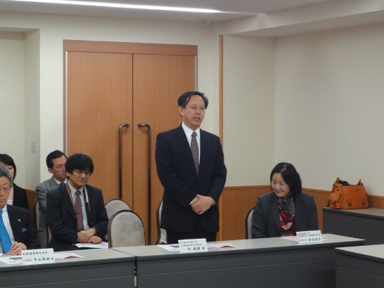 本處徐處長致詞。